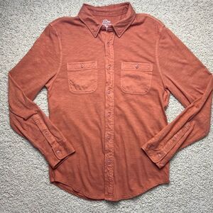 J. Crew Men's Button Down Shirt in Warm Terracotta